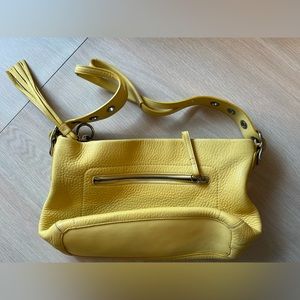Authentic Coach purse in yellow
